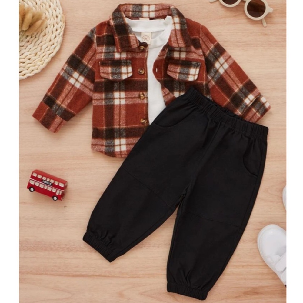 Baby Flannel Outfit